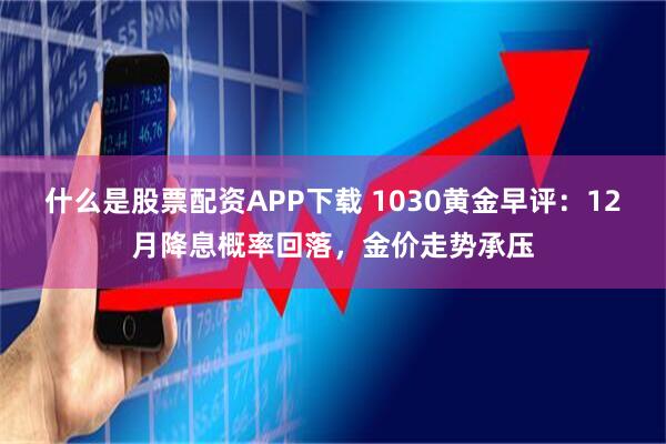 什么是股票配资APP下载 1030黄金早评：12月降息概率回落，金价走势承压